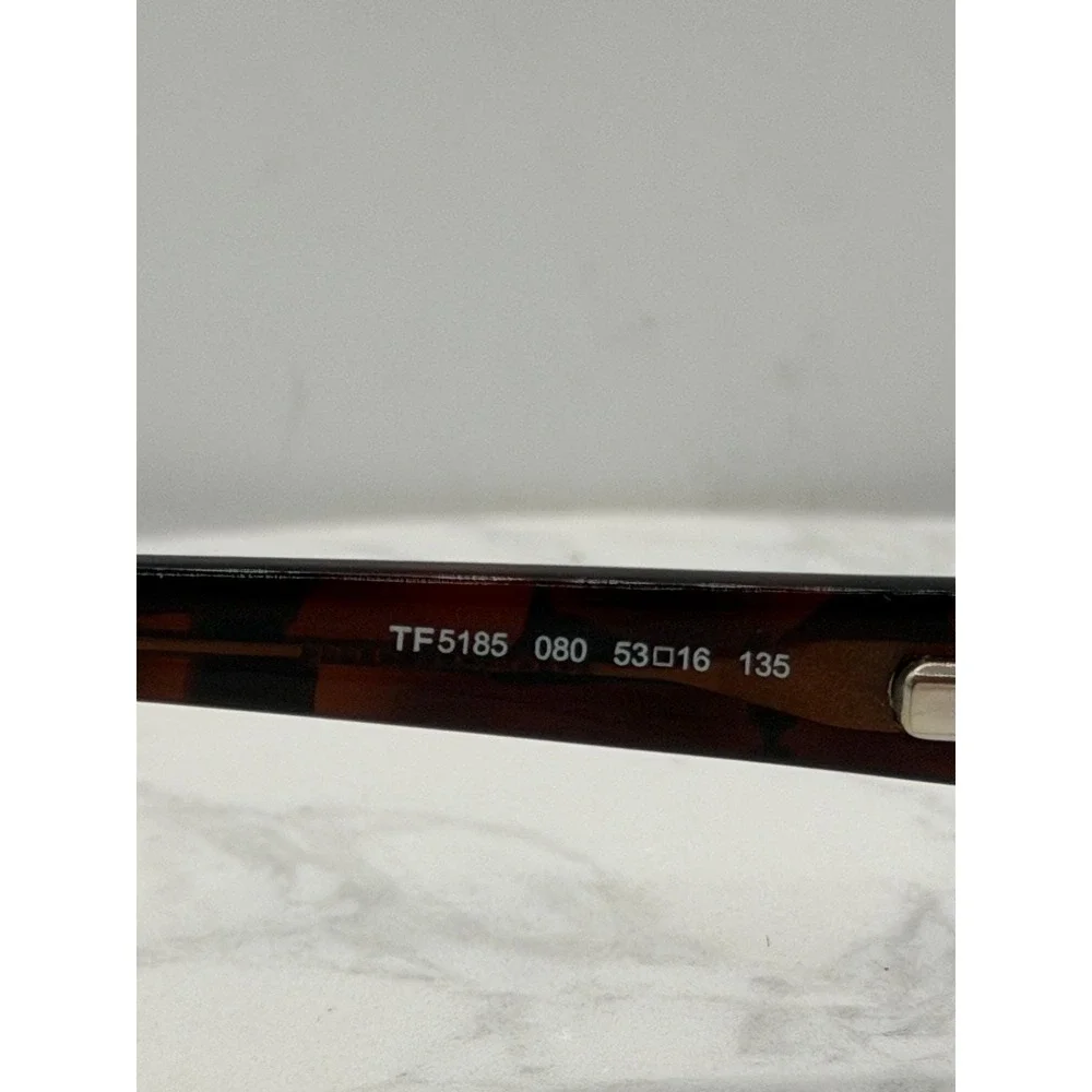 Tom Ford TF5185‎ Eyeglass Frames 53-16-135 Pink Purple Tortoiseshell